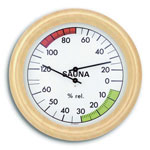 Hygro-thermom�tre pour sauna, diam. 155mm