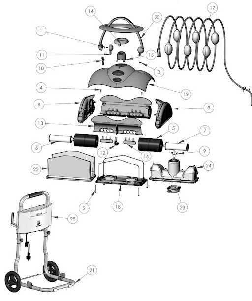 Robot de piscine Zodiac Lazernaut