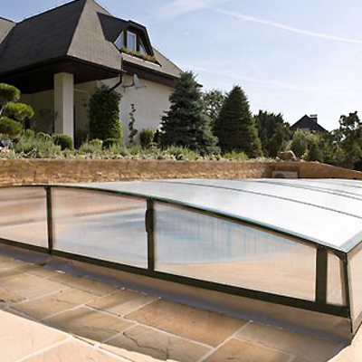 abri de piscine bas Majestic abri de piscine bas Majestic