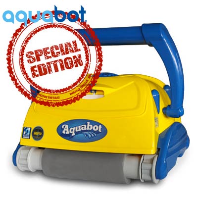 Robot piscine Aquabot BRAVO Top access Special Edition avec caddie Robot piscine Aquabot BRAVO Top access Special Edition avec caddie