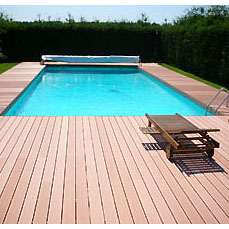 piscine bois et terrasse