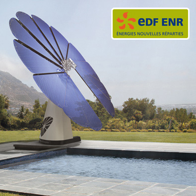 Fleur solaire Smart Flower EDF ENR Fleur solaire Smart Flower EDF ENR