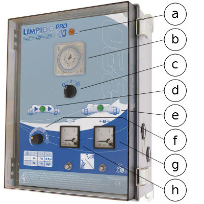 Coffret de commande électrolyseur Limpido Pro Coffret de commande électrolyseur Limpido Pro