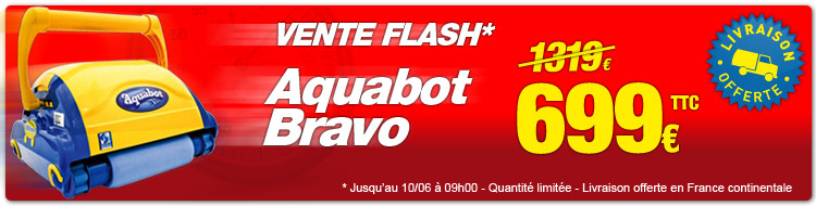 Robot piscine AQUABOT BRAVO Vente flash aquabot bravo