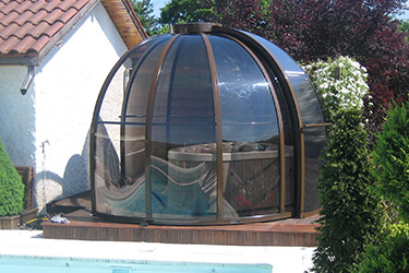 Bali abri spa forme ronde Bali abri spa forme ronde