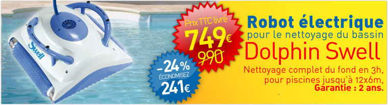 -24% sur le robot électrique Dolphin Swell