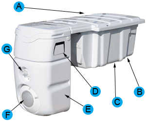 piscine bloc filtrant