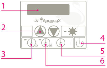 Commande de la pompe a chaleur EDG By AQUALUX Commande de la pompe a chaleur EDG By AQUALUX