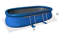 Dimensions hors tout des piscines ELLIPSE Dimensions hors tout des piscines ELLIPSE