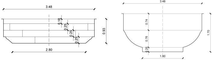 Largeur piscine Dokos 8 Largeur piscine Dokos 8