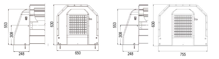Encombrement volet Capcir Eco solaire Encombrement volet Capcir Eco solaire