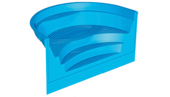 Escalier Acrylique Cocoon de Dom Composit Escalier Acrylique Cocoon de Dom Composit