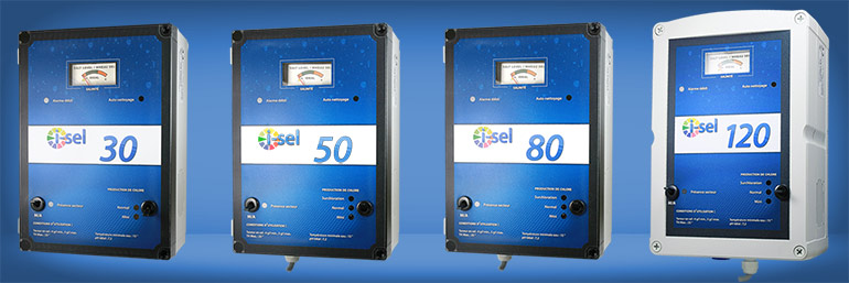 Gamme électrolyseurs pour piscine I SEL Gamme électrolyseurs pour piscine I SEL