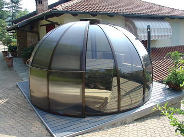 Installation abri spa bali Installation abri spa bali