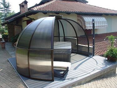 Installation bali abri pour spa Installation bali abri pour spa
