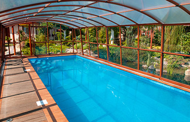 Intérieur abri piscine Casablanca C Intérieur abri piscine Casablanca C