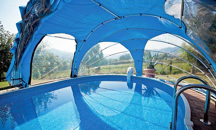 abri piscine toile airtex