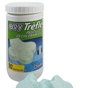 Pastille déchlorante pour déchlorinateur Ovy Trèfle