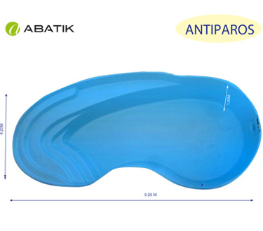 Coque piscine polyester Antiparos Coque piscine polyester Antiparos
