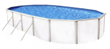 comment monter un liner de piscine ovale