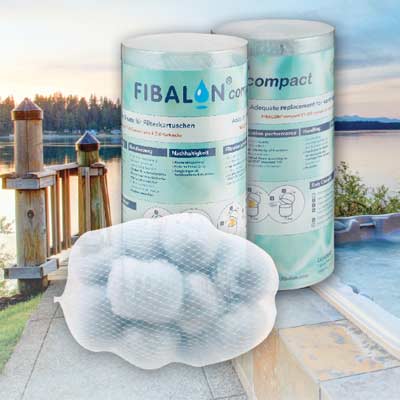 Fibalon compact idéal pour filtration de spa et piscine hors-sol