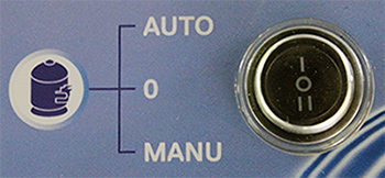 Interrupteur 3 positions (Manuel, Arrêt, Automatique) pour la filtration coffret électrique ABATIK
