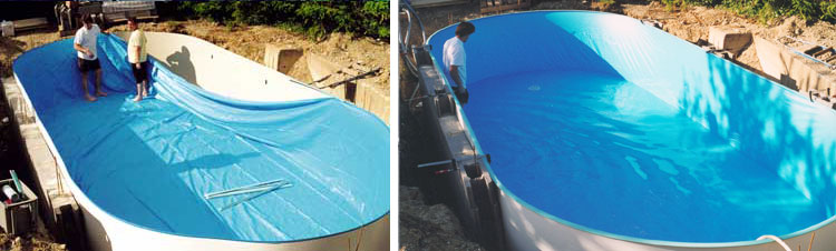 piscine en kit liner
