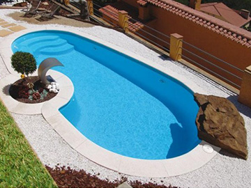 Coque polyester pour piscine Porto Cervo 950 Coque polyester pour piscine Porto Cervo 950