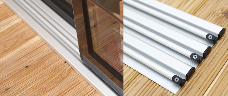 Rail coulissant marchable pour abri Mirage Bas Rail coulissant marchable pour abri Mirage Bas