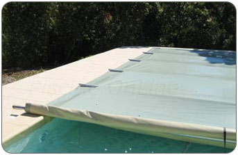 bache piscine barre alu