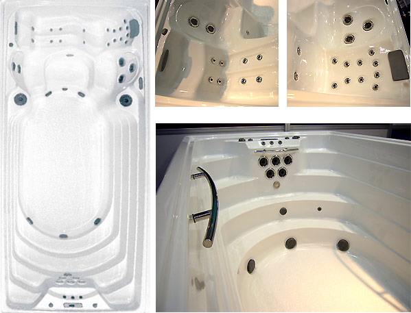 Vues intérieures du spa de nage Amazon Luxe Vues intérieures du spa de nage Amazon Luxe