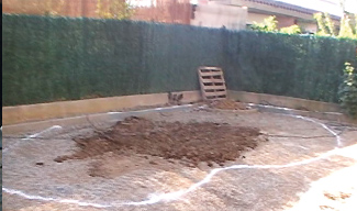 Terrassement pour piscine coque polyester Terrassement pour piscine coque polyester