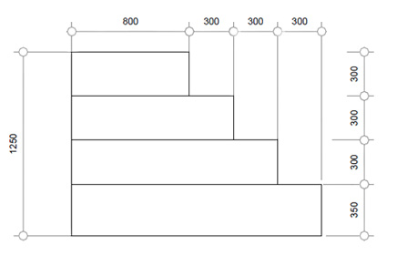 Schema escalier piscine