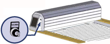 Vue volet capcir eco solaire Vue volet capcir eco solaire