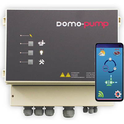 Coffret de filtration et éclairage DomoPump Coffret de filtration et éclairage DomoPump