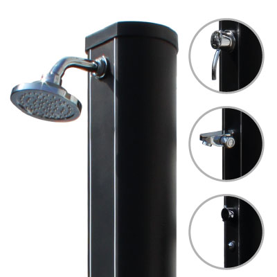 combiné douche solaire Caliente Design 32L combiné douche solaire Caliente Design 32L