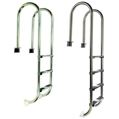 Échelle inox pour piscine enterrée modèle droit Échelle inox pour piscine enterrée modèle droit