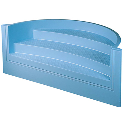 Escalier acrylique Red Pool Roman 3 m 3 marches Escalier acrylique Red Pool Roman 3 m 3 marches