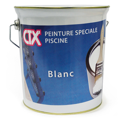 peinture blanche spéciale piscine CTX peinture blanche spéciale piscine CTX