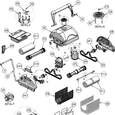 Pièces détachées robot Aquabot Ultra 250 Pièces détachées robot Aquabot Ultra 250