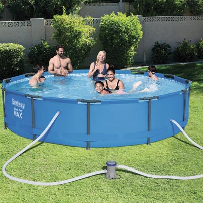 Piscine hors sol Bestway Steel Pro Max ronde Piscine hors sol Bestway Steel Pro Max ronde