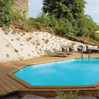 Piscine bois ovale SUNBAY SAFRAN