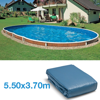 Liner 5.50m x 3.70m pour piscine hors sol ovale