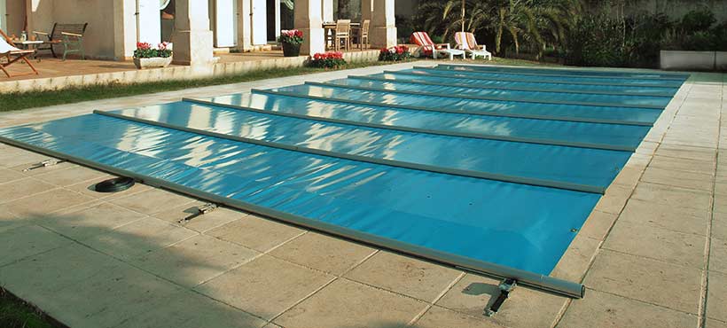 Couverture de sécurité à barres Walu pool Evolution Couverture de sécurité à barres Walu pool Evolution