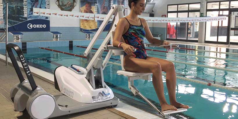 Siège élévateur mobile I swim 2 rotation Siège élévateur mobile I swim 2 rotation