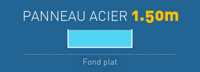 Kit Piscine panneau 150 TRADIPOOL Kit Piscine panneau 150 TRADIPOOL