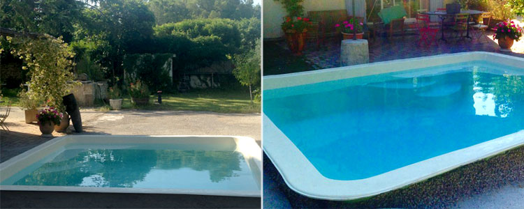 Mini Piscine coque polyester CANEA photos Mini Piscine coque polyester CANEA photos