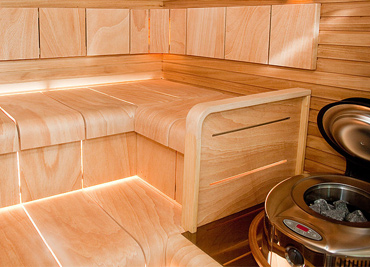 Poêle électrique Harvia Forte dans sauna