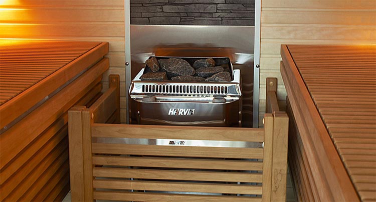 Topclass combi poêle sauna