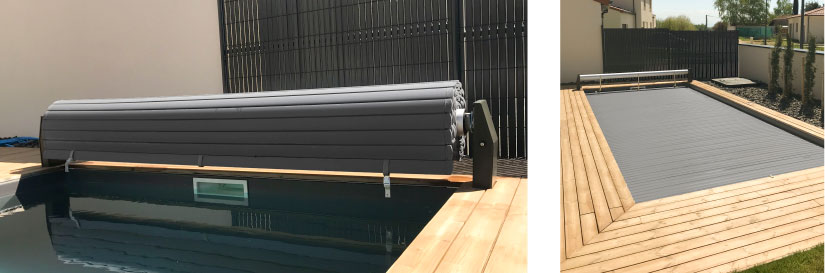 Volet piscine hors sol automatique Safety Roll